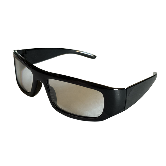 Black Plastic 3D Glasses