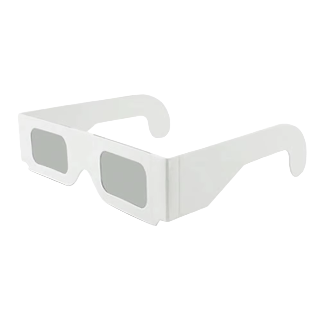 White Paper 3D Glasses
